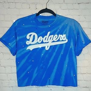 Los Angeles Dodgers Crop Tee
